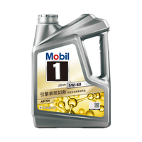 Mobil 美孚  全合成机油 SN A3/B4 5W-40 4L 小保养套餐 含机滤+工时