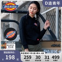 Dickies 帝客 Dickies印花连帽卫衣 女式秋季新品抓绒长袖上衣DK008194