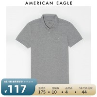 AMERICAN EAGLE AEO 2020新款男士基础款翻领POLO衫American Eagle 1165_8912