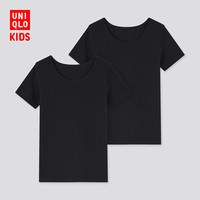 UNIQLO 优衣库 童装/男童/女童 全棉U领T恤 春夏(2件装) 434544 UNIQLO