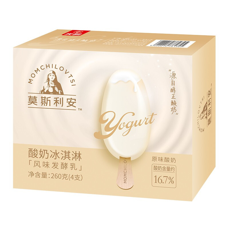bright 光明 莫斯利安酸奶冰淇淋 原味 65g*4支