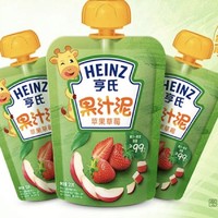 Heinz 亨氏 宝宝营养辅食蔬果泥 120g*9袋