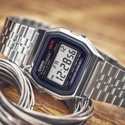 查看更多商品介绍:casio 卡西欧 a159wan1d 男士复古方形手