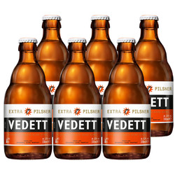 Vedett Extra White 白熊 企鹅啤酒 比利时进口 啤酒 小麦啤酒 精酿啤酒  330ml*6瓶（7月到期）