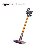 dyson 戴森 戴森(Dyson)吸尘器 V8 Absolute 家用手持无线大功率强力吸尘器 6吸头 金色杆
