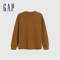 Gap 盖璞 男装女装纯棉T恤660825春季新款宽松情侣装上衣