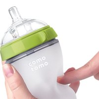 comotomo 硅膠奶瓶 150ml 250ml 綠色粉色