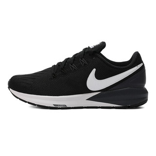 NIKE 耐克 Air Zoom Structure 22 女子跑鞋 AA1640-002 黑白 37.5