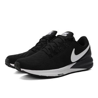 NIKE 耐克 Air Zoom Structure 22 女子跑鞋 AA1640-002 黑白 37.5