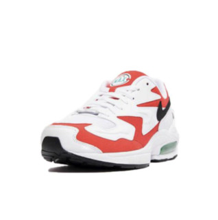 NIKE 耐克 Air Max 2 Light 男子跑鞋 AO1741-101 白红 41