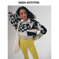 urban outfitters 女短款毛衣圆领上衣秋冬新款Happy系列59210542