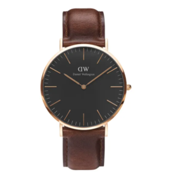 Daniel Wellington 丹尼尔惠灵顿 Classic系列 40毫米石英腕表 DW00100124