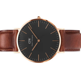 Daniel Wellington 丹尼尔惠灵顿 Classic系列 40毫米石英腕表 DW00100124