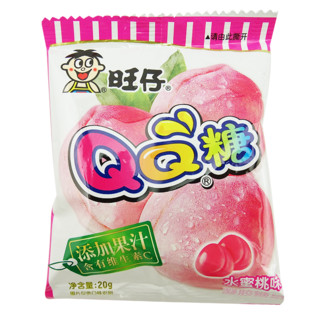 Want Want 旺旺 旺仔QQ糖 水蜜桃味