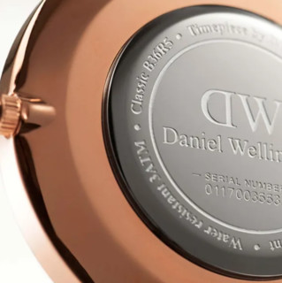 Daniel Wellington 丹尼尔惠灵顿 Classic系列 40毫米石英腕表 DW00100126