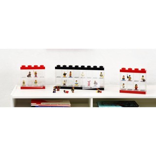 LEGO Mini Figure Display (8 Minifigures) - Bright Red