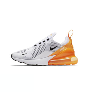 NIKE 耐克 Air Max 270 女子跑鞋 AH6789-104 白橙黑钩 39