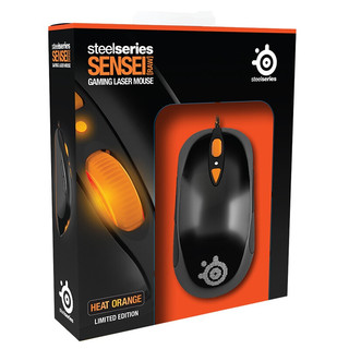 Steelseries 赛睿 Sensei RAW 有线鼠标 5670DPI 单光 狂热之橙