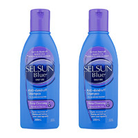 Selsun blue SELSUN紫1%硫化硒去屑控油止痒洗发水深层清洁男女洗头膏洗发露200ml