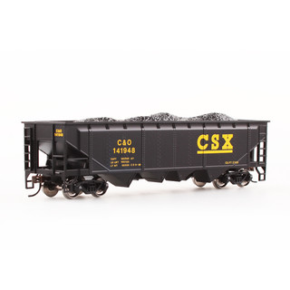 BACHMANN 百万城 美国系列 1/87 17618 四卸口煤炭漏斗车-CSX