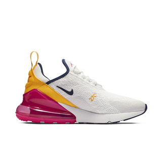 NIKE 耐克 Air Max 270 女子跑鞋 AH6789-106 白粉黄 37.5