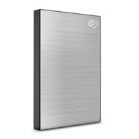 SEAGATE 希捷 Backup Plus系列 2.5英寸Micro-B便携移动硬盘 1TB USB 3.0 月光银