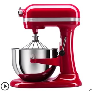 KitchenAid厨师机 凯膳怡6QT升降式进口家用搅拌机ka和面机 6583 帝王红