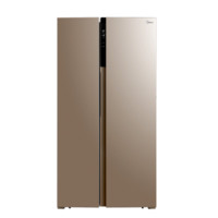Midea 美的 BCD-655WKPZM(E) 单循环 风冷对开门冰箱 655L 金色