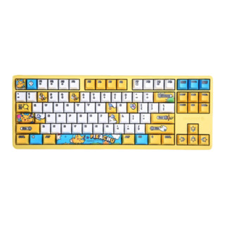 CHERRY 樱桃 Cherry）G80-3000S TKL 宝可梦POKEMON正版授权 皮卡丘经典限定键盘 游戏办公机械键盘 定制键盘 青轴