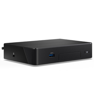 intel 英特尔 NUC8CCHKR 商用台式机 黑色 (赛扬N3350、核芯显卡、4GB、64GB SSD、风冷)