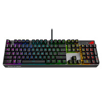 PLUS会员：ROG 玩家国度 游侠 RX 104键 有线机械键盘 黑色 ROG光学红轴 RGB