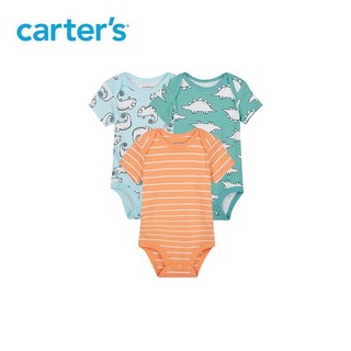 Carter's 孩特 婴儿短袖连体衣 3件装