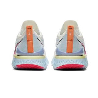 NIKE 耐克列 Epic React Flyknit 2 男子跑鞋 CJ7794-164 黄紫白 40