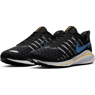 NIKE 耐克 Air Zoom Vomero 14 男子跑鞋 AH7857-008 黑蓝 44