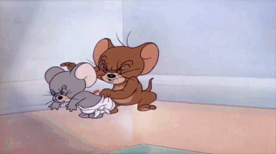 中还有一个角色同样让观众印象深刻,那就是杰瑞鼠的小侄子泰菲(tuffy)