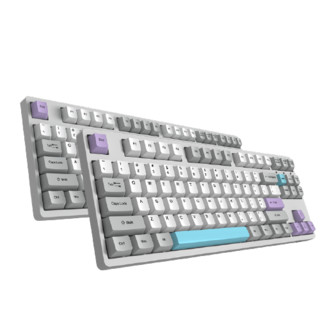 Akko 艾酷 3087 V2 静谧 87键 有线机械键盘 灰色 Cherry青轴 无光