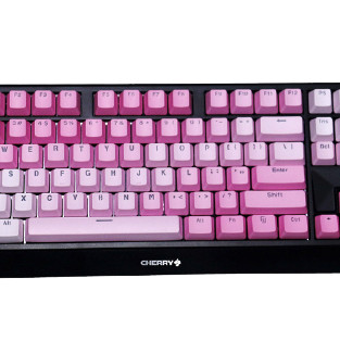 CHERRY 樱桃 MX 1.0 TKL 87键 有线机械键盘 粉色 Cherry茶轴 单光