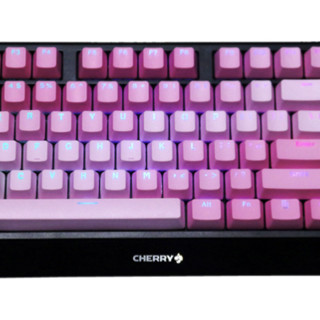 CHERRY 樱桃 MX 1.0 TKL 87键 有线机械键盘 情人节 Cherry红轴 RGB