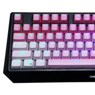 CHERRY 樱桃 MX 1.0 TKL 87键 有线机械键盘 情人节 Cherry红轴 RGB