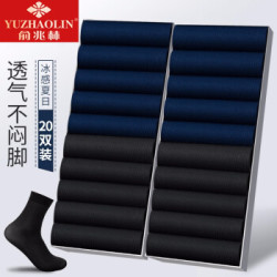YUZHAOLIN 俞兆林 男士夏季袜子 20双