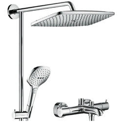 Hansgrohe 汉斯格雅 26777007 双飞雨240超大顶喷恒温花洒套装