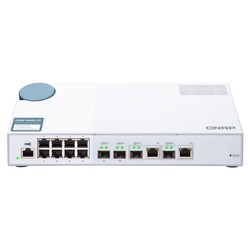 QNAP 威联通 威联通（QNAP）QSW-M408-2C管理型交换机含4 个万兆网口（其中 2 个为复合端口）及 8 个千兆以太网络端口