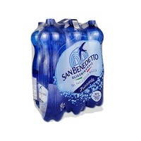 SAN BENEDETTO SAN BENDETTO 圣碧涛含气矿泉水1.5l*6瓶 塑料瓶