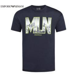 GIORGIO ARMANI 乔治·阿玛尼 EMPORIO ARMANI 阿玛尼奢侈品20春夏男士针织T恤衫 3H1T79-1JSTZ