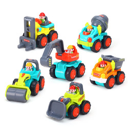 Huile TOY'S 汇乐玩具 305A 口袋工程车 儿童玩具男孩宝宝婴儿惯性车玩具模型汽车 耐摔环保6只装生日礼物