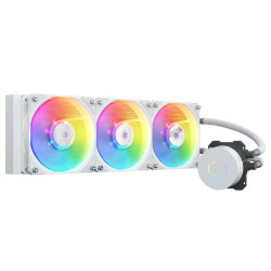 COOLERMASTER 酷冷至尊 冰神B360 ARGB水冷散热器 白色版