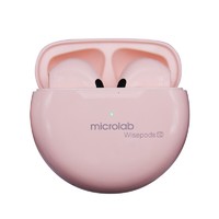 microlab 麦博 wisepods10 半入耳式真无线蓝牙耳机 粉色