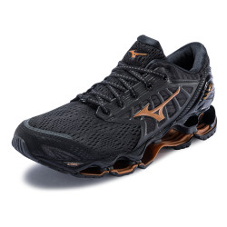 Mizuno 美津浓 Wave Prophecy 9 男士跑鞋 J1GC200051 黑/金/灰 40