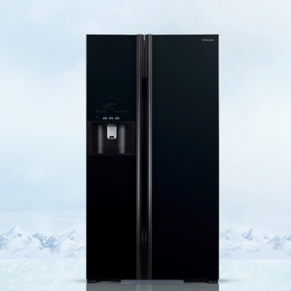 HITACHI 日立 R-SBS2100C 风冷对开门冰箱 598L 水晶黑色