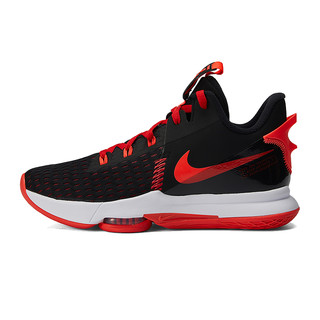 NIKE 耐克 Lebron Witness 5 EP 男子篮球鞋 CQ9381-005 黑/红 40